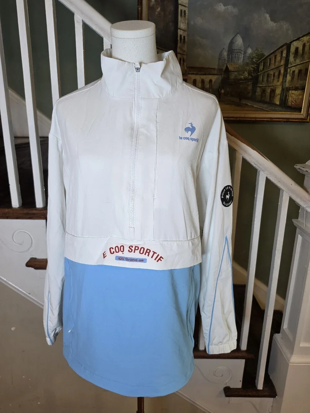 Le Coq Sportif Men's Sporty Pullover Jacket